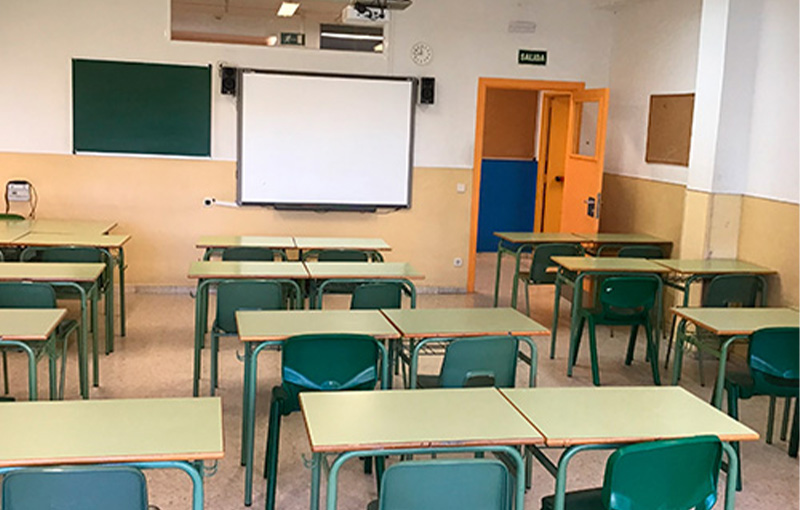 Aula Convencional del colegio Juan de Valdés, en San Blas, Las Rosas, Madrid