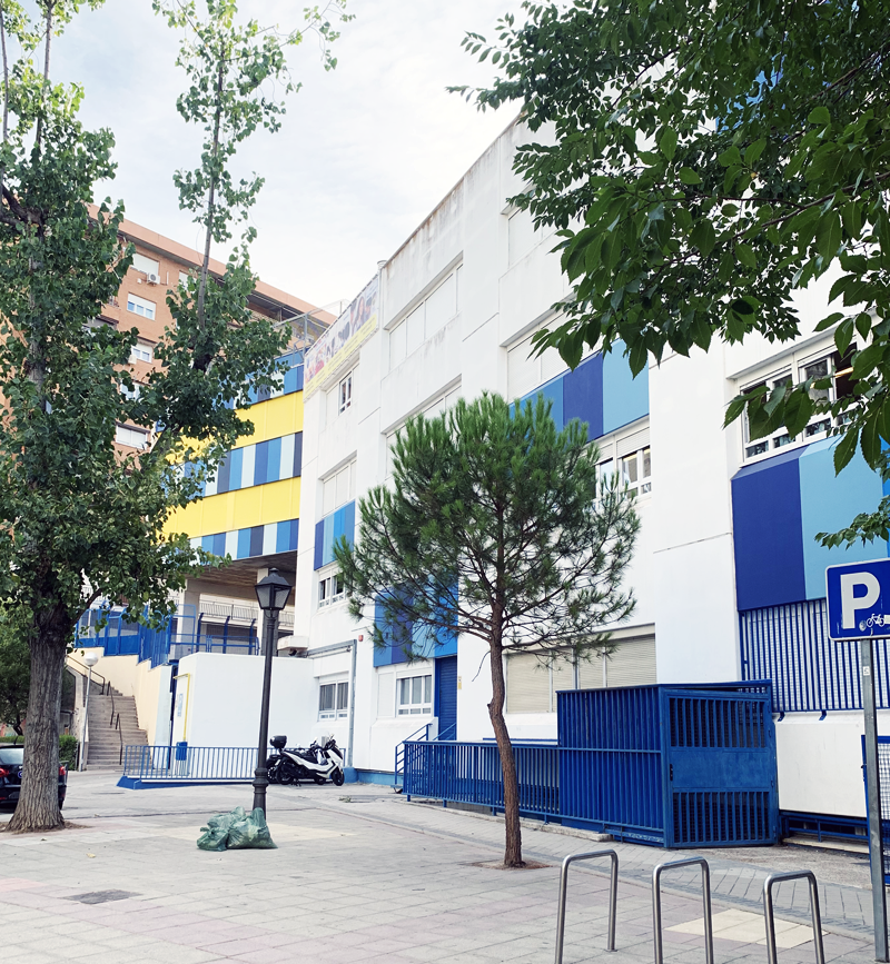 Fachada del edificio principal de Juan de Valdés