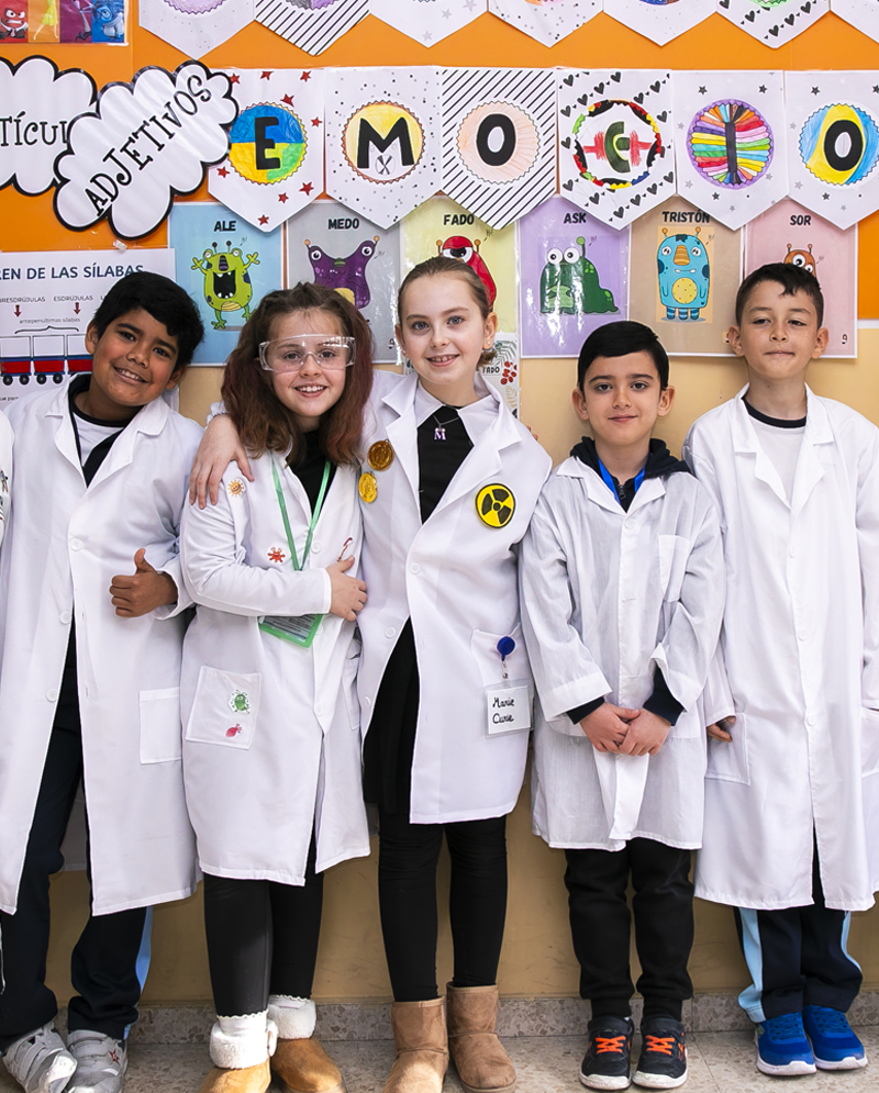 Alumnos de Primaria colegio Juan de Valdés