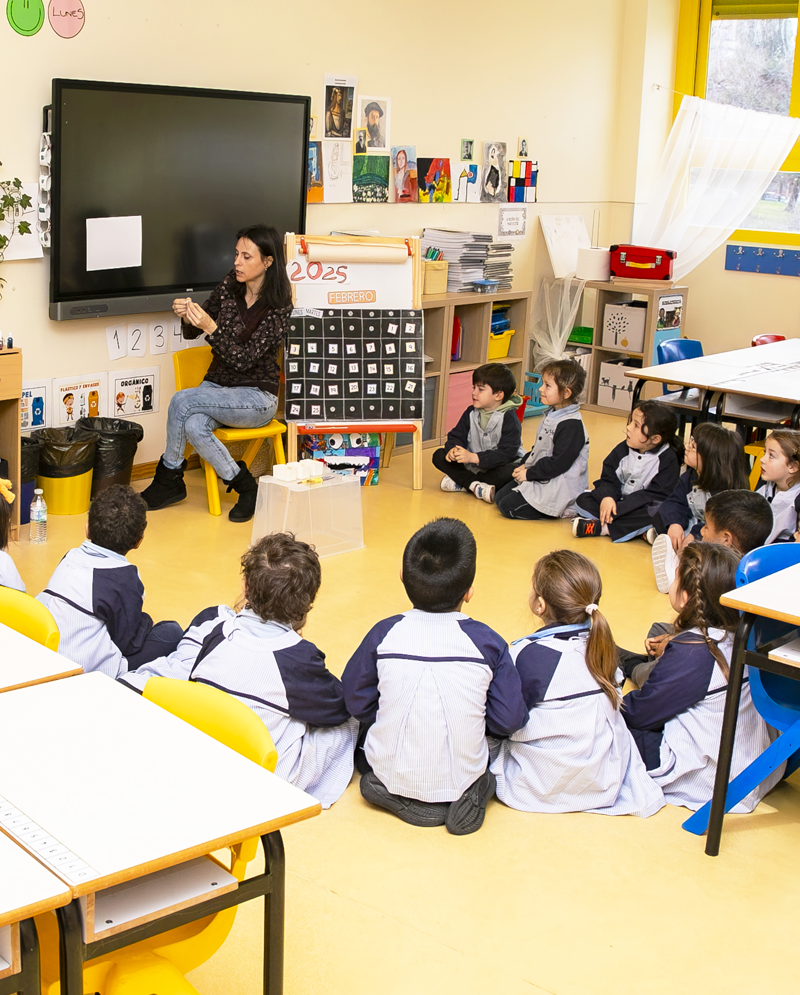 Clase de 2º ciclo de Infantil Juan de Valdés